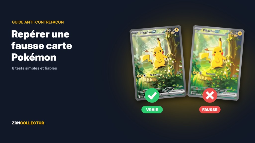 Comment reconnaître une fausse carte Pokémon : 8 tests&nbsp;infaillibles